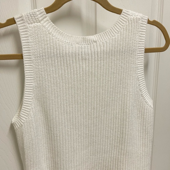 J. Society White Knit Tank Top - Picture 9 of 11